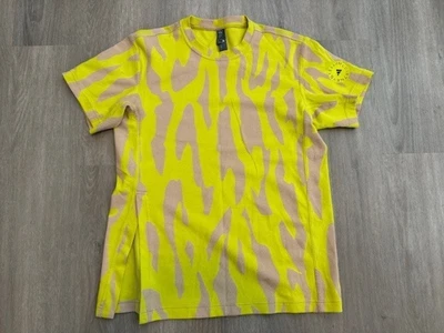 Adidas x Stella McCartney женщин футболка желтый камуфляж XS Crewneck - Изображение 1 из 4