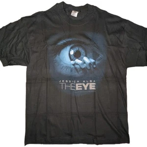 Jessica Alba The Eye 2008 Movie Promo T-shirt XL Jerzees Black NWOT Fold - Picture 1 of 8