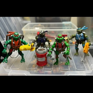 Teenage Mutant Ninja Turtles TMNT Monster Trappers 4 Stück 2005 Playmates NEU - Bild 1 von 1