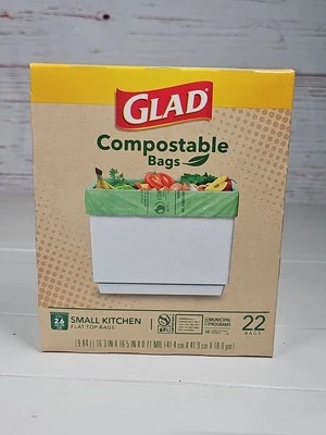 Kitchen Compost Bags, 100% Compostable Bag, 2.6 Gallon, Unscented - 22 - Image 1 of 3