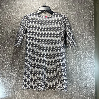 Vineyard Vines Whale Logo Dress Girls M, 10, 12 Back Zip Preppy Cotton Blend - Image 1 of 4