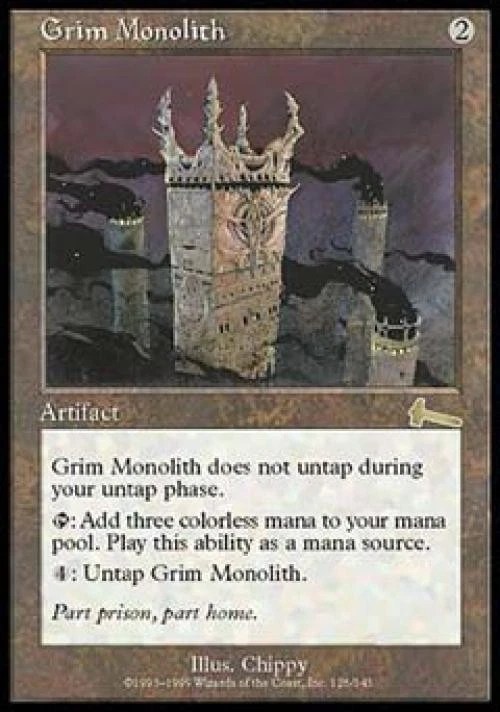 MTG English Grim Monolith Medium Play Normal Urza's Legacy - Image 1 of 1