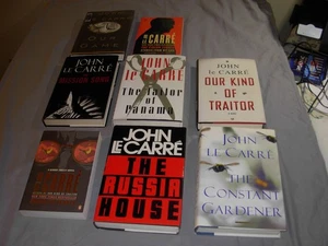 Lot of 6 John Le Carré Hardcover Books W/Dust Jackets, some 1st edition 2 soft - Picture 1 of 3