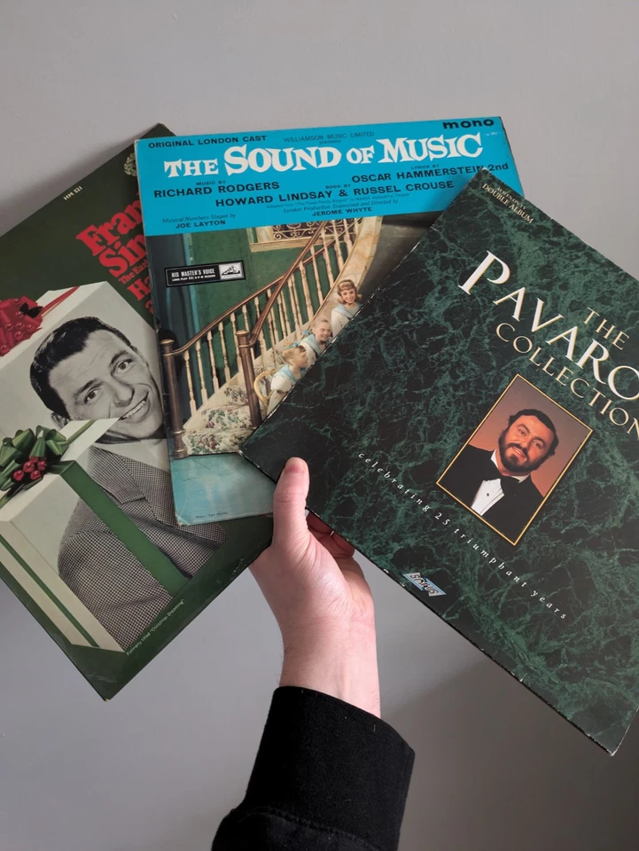 Pavarotti Live Double LP Vinyl Record Collection Bundle  Foto 1 de 4