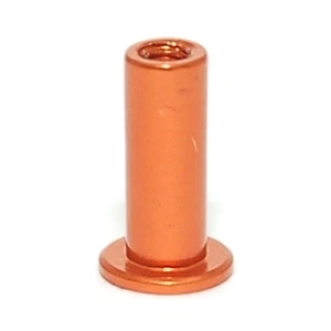 PN Racing Aluminum Flanged Disk Damper Post Orange For Kyosho 1/27 RC Mini-Z - Picture 1 of 2
