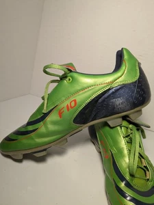 Adidas F10 TRX FG Green Youth Boys Soccer Cleats Size 4 - Picture 1 of 8