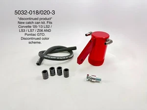 For 05-13 Corvette Billet Catch Can Oil LS2 LS3 LS7 Z06 Vette Chevy Red GTO - Picture 1 of 1