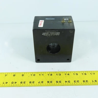 Westinghouse 3486C98H20 100:5 Ratio Current Transformer 600V 10KV 50-400Hz - Image 1 of 4