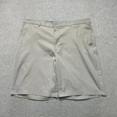 Pantalones Cortos de Golf Greg Norman Para Hombre 36 Gris 9" Rendimiento Elastizados Frente Plano Foto 1 de 4