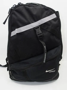 Zaino Nike Lacrosse Lazer Max Air in nero disegni asimmetrici - Foto 1 di 7