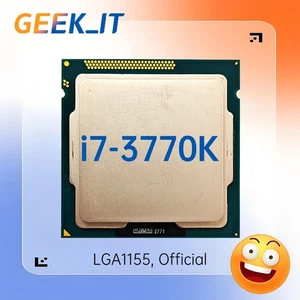 ✅Intel Core i7-3770K SR0PL 3.5GHz 4C / 8T 8MB 77W LGA1155 CPU i7 3770K - Picture 1 of 4