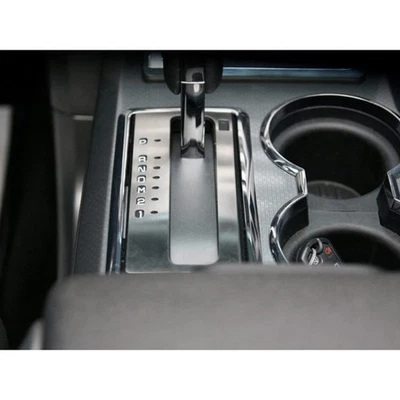 Brushed Stainless Steel Shifter Plate for 2010-2014 Ford F-150 SVT Raptor - Imagem 1 de 4