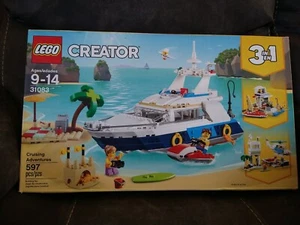 31083 CRUISING ADVENTURES lego creator NEW 3 in 1 legos set city TOWN yacht boat - Picture 1 of 7