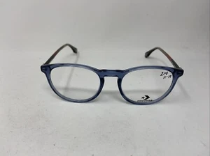 CONVERSE EYEWEAR Q324 BLUE TORTOISE 50-19-145 ROUND EYEGLASSES Z132 - Picture 1 of 7