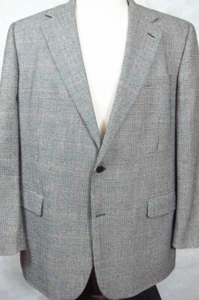 Cappotto sportivo Brooks Brothers Loro Piana lana grigio principe di Galles a quadri 46L Italia - Foto 1 di 9