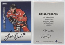 2008-09 Card Cabinet SHL Elitset SHL Signatures Linus Omark Auto