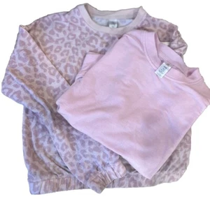 3 Piece Set (2) Crewneck Tops (1) Short M (10) 90 Degree By Reflex Youth Girls - Picture 1 of 6