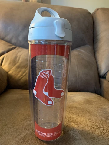 Tervis 24 Oz Boston Red Sox Tumbler With Sport Top American League East Cover