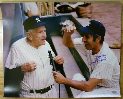Phil Rizzuto Holy Cow Signed 16X20 Photo - PSA DNA - Image 1 of 2