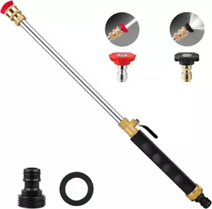 2024 Upgraded Jet Nozzle Power Washer for Garden Hose, 2-In-1 High Pressure Wand - Picture 1 of 12