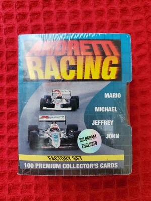 1992 Collect-A-Card ANDRETTI RACING 100 card Set with Hologram Factory Sealed - Image 1 of 4