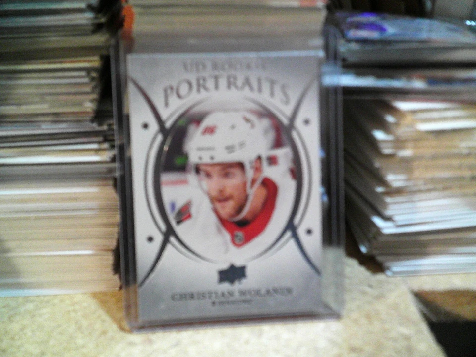 2018-19 UPPER DECK ROOKIE PORTRAITS INSERT #P-59- CHRISTIAN WOLANIN- OTTAWA - Image 1 of 1