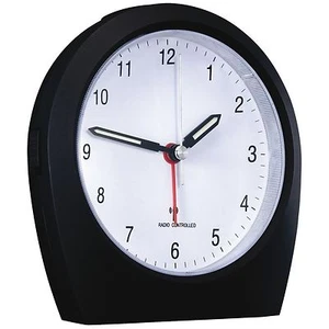 Despertador con reloj radiocontrolado negro TechnoTrade - Imagen 1 de 1
