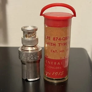 VTG General Radio Type 874-QBPA Adaptor GR874 BNC Female Plug Coaxial Adapter - Picture 1 of 13