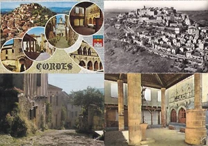 Lot de 100 cartes postales modernes postcards 10x15cm CORDES TARN - Picture 1 of 1