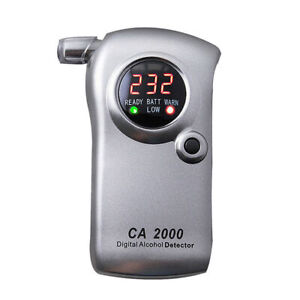 CA2000 Digital Alcohol Tester Alcohol Detector LCD Breath Analyzer Breathalyzer