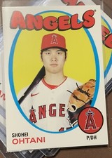 2023 Topps Throwback Thursday Shohei Ohtani #44 California Angeles P/DH Japan