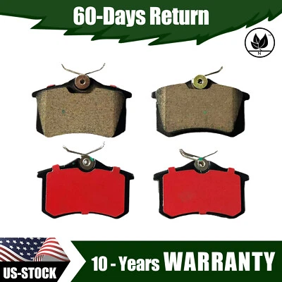 Rear Premium Ceramic Brake Pads D340 Fit For Peugeot 405 Seat Ibiza Foto 1 de 4