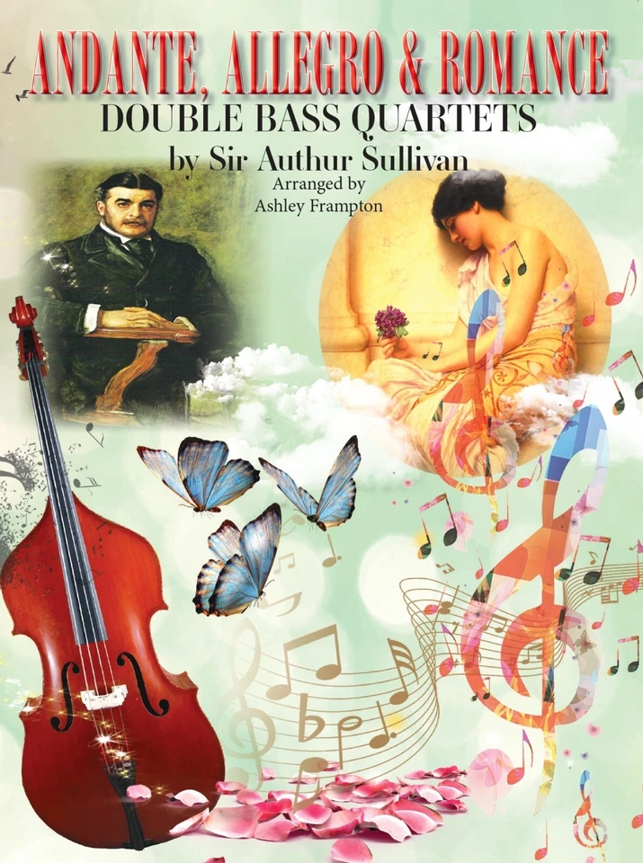  Andante, Allegro and Romance for Double Bass Quartet, Arthur Sullivan - Image 1 of 1