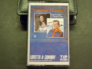 Loretta and Conway: Sing the Great Country Hits - Cassette - Play Tested - Picture 1 of 6