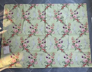 RARE DISCONTINUED 1+ Yd Scalamandre Clair de Lune Corals/Lettuce Showrm Sample - Picture 1 of 3