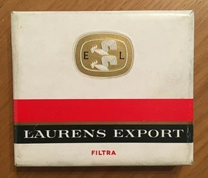 Pacchetto vuoto sigarette vintage - Laurens Export - Foto 1 di 1