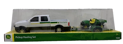 2023   Tomy    John Deere   Pickup Truck Hauling John Deere Gator   1/32 - Image 1 of 4