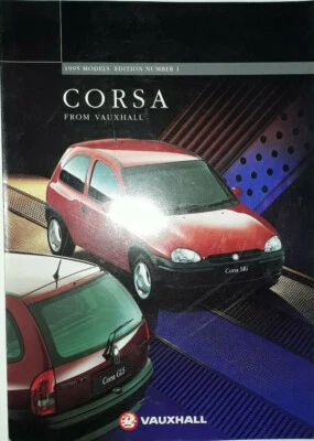 Vauxhall Corsa Brochure 1995 - LS GLS SRi GSi 16V - Image 1 of 2