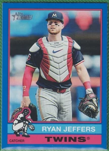 2025 Topps Heritage Ryan Jeffers #424 Blue Border - Picture 1 of 2