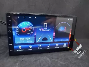 Autoradio 7 Pollici 2 DIN GPS Android 10 Gps Bluetooth WIFI RDS EQ USB + Cam - Foto 1 di 12