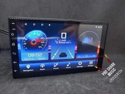 Autoradio 7 Pollici 2 DIN GPS Android 10 Gps Bluetooth WIFI RDS EQ USB + Cam - Immagine 1 di 4