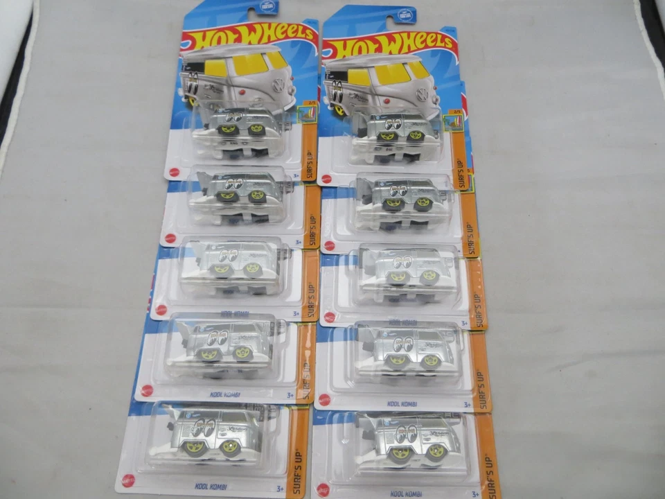 Hot Wheels 2023 ZAMAC Mooneyes VW Kool Kombi Walmart Exclusive - Lot Of 12 - Image 1 of 1