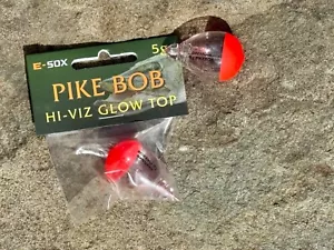 Galleggianti da Pesca, 2 Drennan Pike Bob 5g Galleggianti Slip Fluorescenti, - Foto 1 di 3
