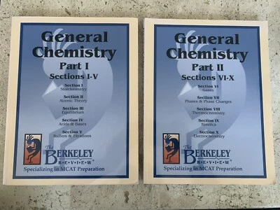 The Berkeley Review MCAT Prep General Chemistry Part I and II - Image 1 of 2