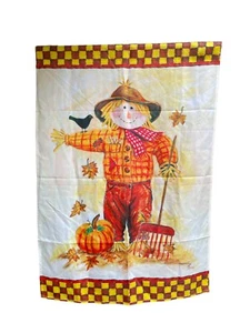 Fall Banner Flag Scarecrow - Picture 1 of 1