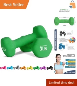 Compact & Portable 3 lb Dumbbell Set - Perfect for All Workout Styles - Picture 1 of 9