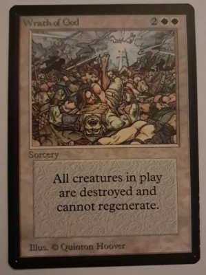 Wrath of God EX MTG Magic the Gathering Limited Edition Beta - Image 1 of 4