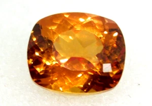11,8x10 mm Natürlicher Ceylon Fanta Orange Saphir Kissen Lose Edelstein 8 Karat - Bild 1 von 5