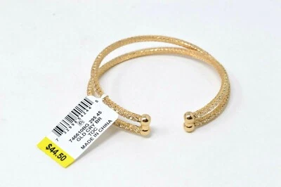 Pulsera para mujer Charter Club Gold-tone/Crystal Flex - msrp $44.50 Foto 1 de 4