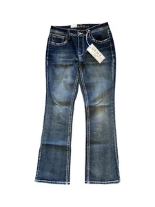 Grace In La Jeans Womens 9-29 Bootcut Tribal Aztec Southwestern Western Cowgirl - Picture 1 of 10
